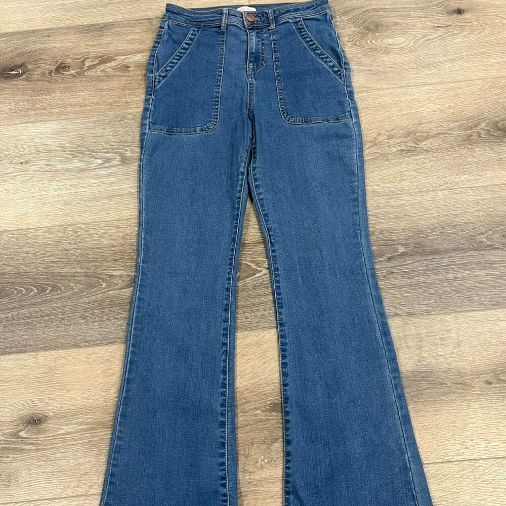Women's Blue and Navy Jeans